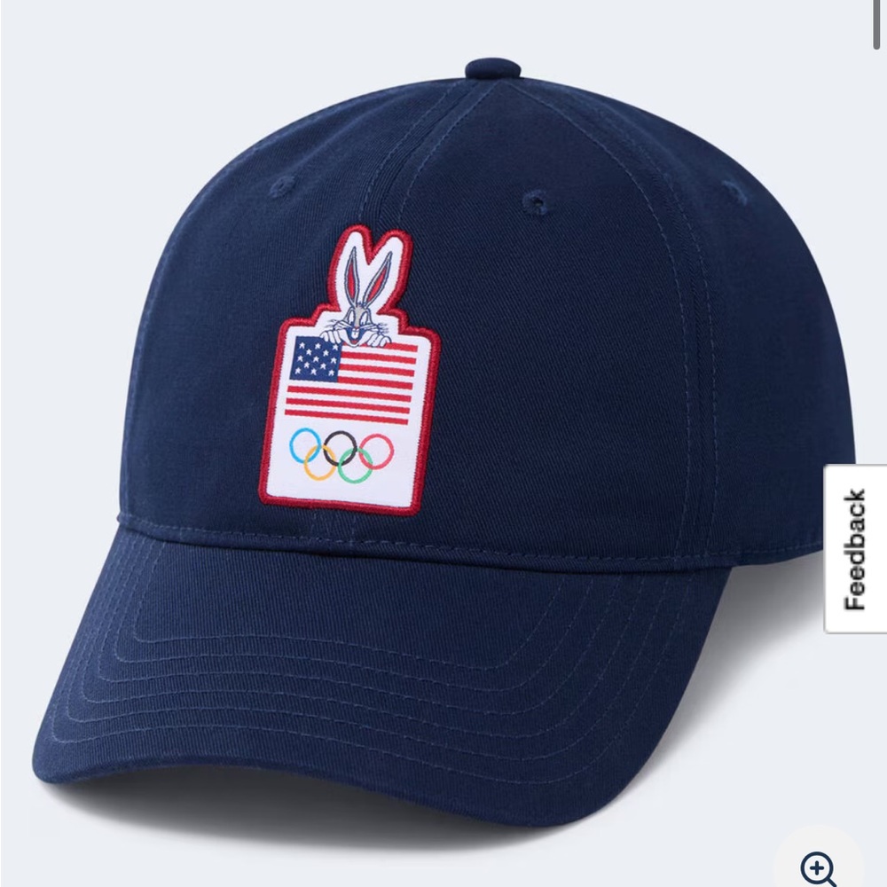 Looney Tunes X Team USA Bugs Bunny Flag Adjustable Hat bnwt